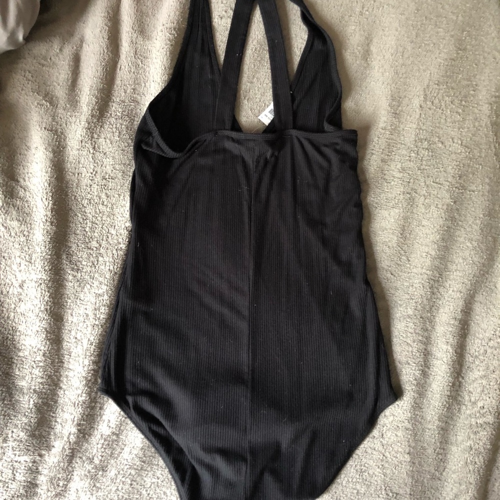 Black Abercrombie and Fitch Body suit